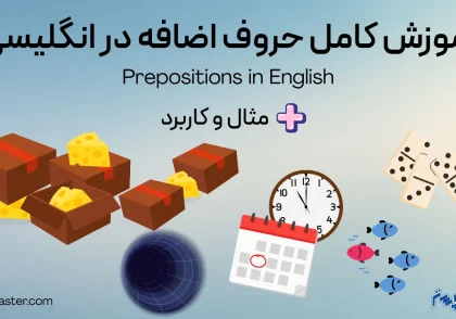 آموزش کامل حروف اضافه در انگلیسی + مثال و کاربرد