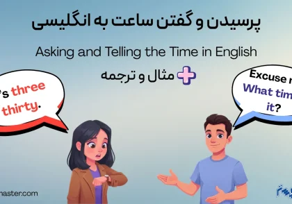 پرسیدن و گفتن ساعت به انگلیسی + مثال و ترجمه
