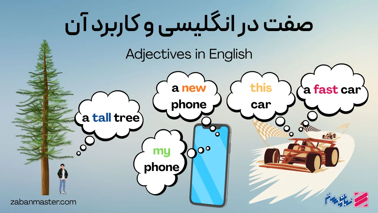صفت در انگلیسی و کاربرد آن